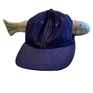 Vintage 1980 The Vegimals Whale‎ Freemountain Toys Hat Blue/ Purple Snapback Cap